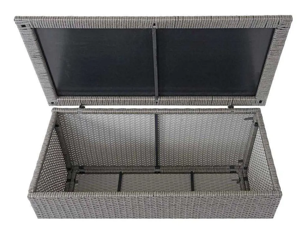 Kussenbox Van Polyrattan Mcw-D88 Iii, Basic Grijs, 51X100X50Cm 170L-Vente-unique Hot