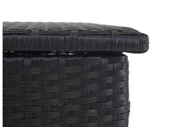 Kussenbox Van Polyrattan Mcw-D88 Iii, Basic Zwart, 63X135X52Cm 320L-Vente-unique Discount