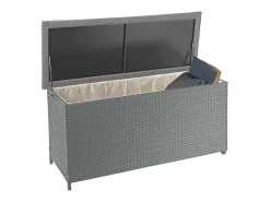 Kussenbox Van Polyrattan Mcw-D88 Iii, Premium Grijs, 63X135X52Cm 320L-Vente-unique Sale