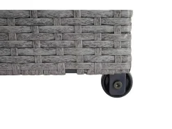 Kussenbox Van Polyrattan Mcw-D88 Iii, Premium Grijs, 63X135X52Cm 320L-Vente-unique Sale