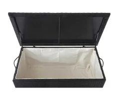Kussenbox Van Polyrattan Mcw-D88 Iii, Premium Zwart, 51X115X59Cm 250L-Vente-unique Outlet