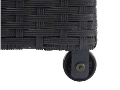 Kussenbox Van Polyrattan Mcw-D88 Iii, Premium Zwart, 51X115X59Cm 250L-Vente-unique Outlet