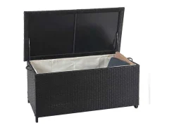 Kussenbox Van Polyrattan Mcw-D88 Iii, Premium Zwart, 51X115X59Cm 250L-Vente-unique Outlet