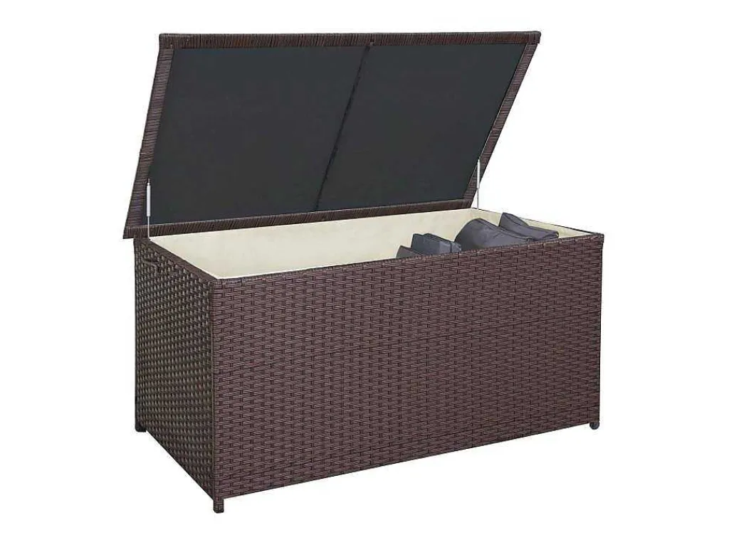 Kussenbox Van Polyrattan Mcw-D88 Iii, Premium Bruin, 80X160X94Cm 950L-Vente-unique Clearance