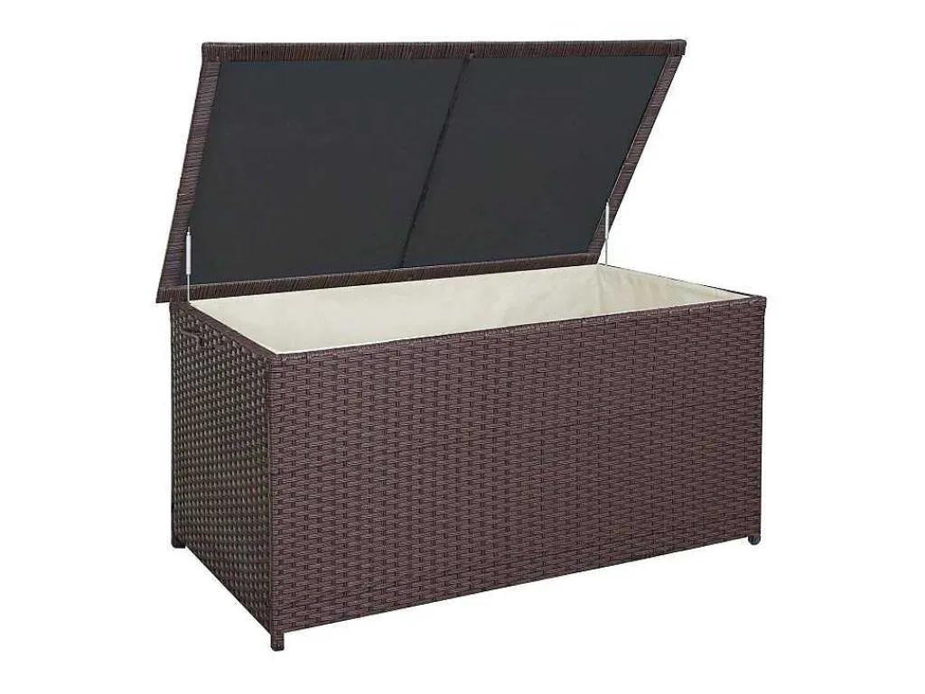 Kussenbox Van Polyrattan Mcw-D88 Iii, Premium Bruin, 80X160X94Cm 950L-Vente-unique Clearance