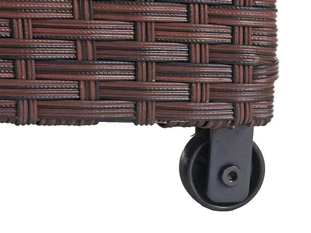 Kussenbox Van Polyrattan Mcw-D88 Iii, Premium Bruin, 80X160X94Cm 950L-Vente-unique Clearance