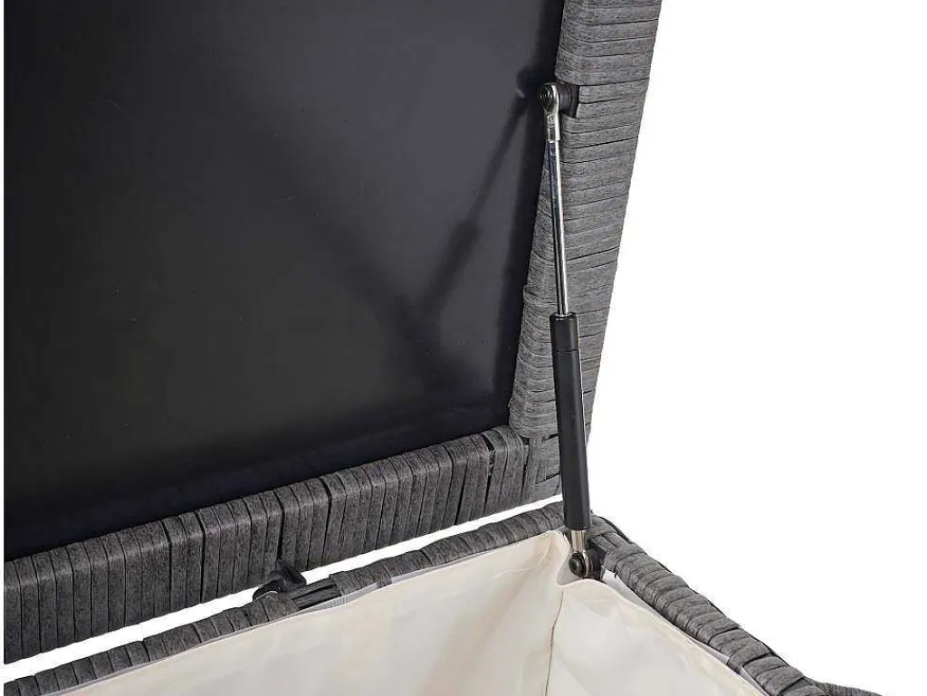 Kussenbox Van Polyrattan Mcw-D88 Iii, Premium Grijs, 80X160X94Cm 950L-Vente-unique Sale