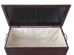 Kussenbox Van Polyrattan Mcw-D88 Iii, Premium Bruin, 51X115X59Cm 250L-Vente-unique New