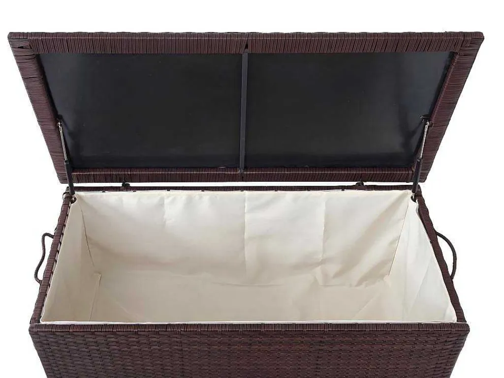 Kussenbox Van Polyrattan Mcw-D88 Iii, Premium Bruin, 51X115X59Cm 250L-Vente-unique New