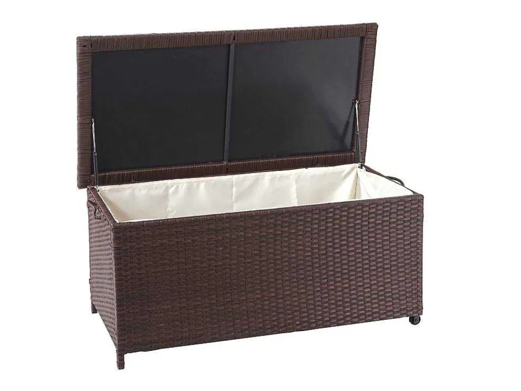 Kussenbox Van Polyrattan Mcw-D88 Iii, Premium Bruin, 51X115X59Cm 250L-Vente-unique New