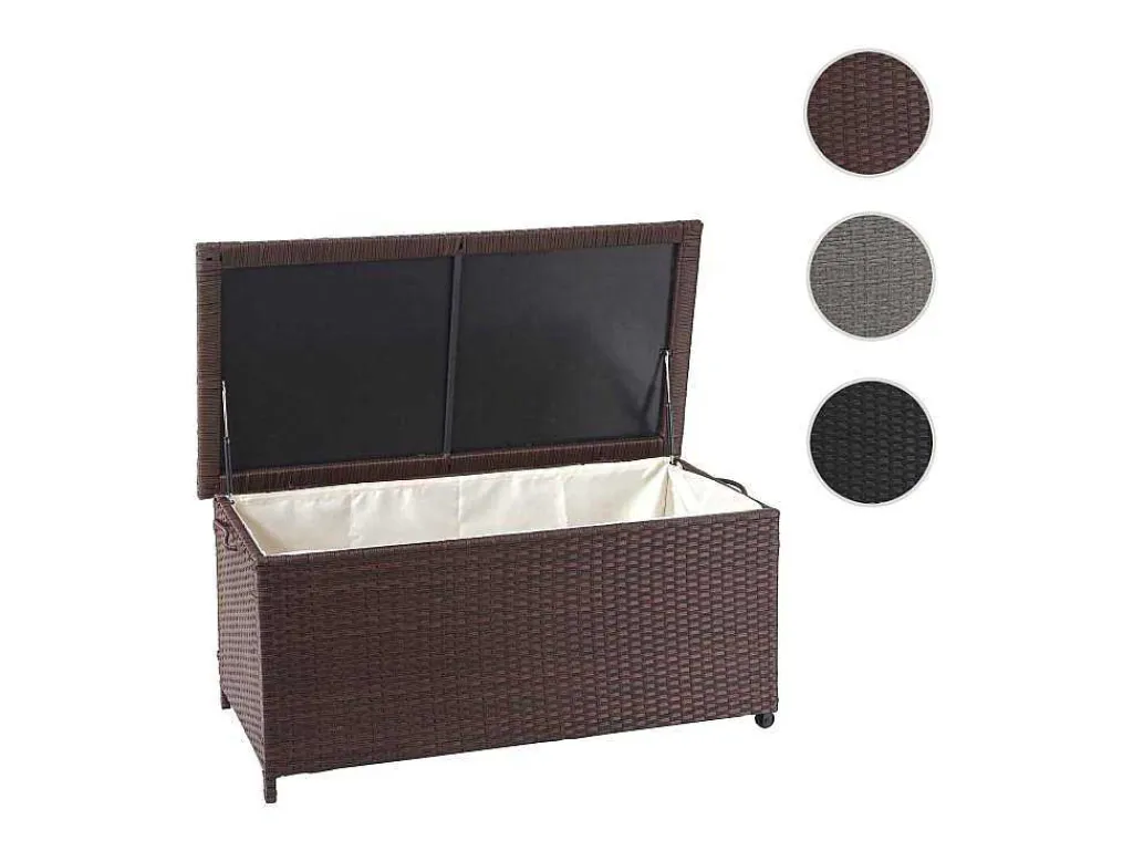 Kussenbox Van Polyrattan Mcw-D88 Iii, Premium Bruin, 51X115X59Cm 250L-Vente-unique New
