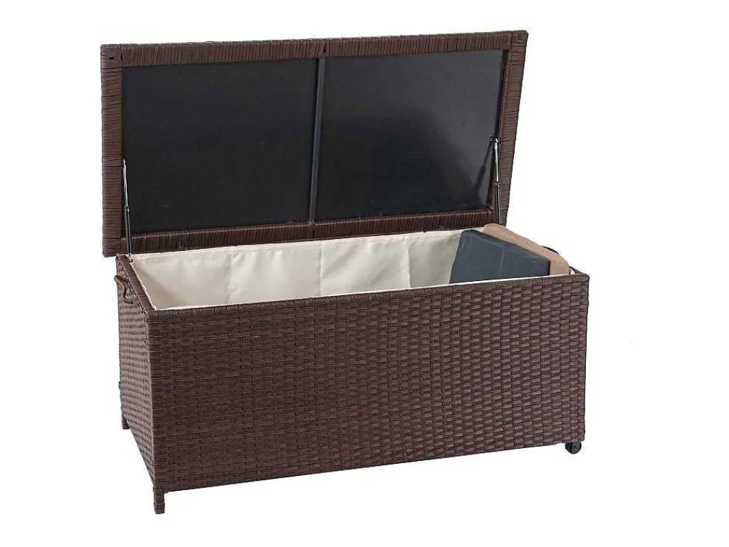 Kussenbox Van Polyrattan Mcw-D88 Iii, Premium Bruin, 51X115X59Cm 250L-Vente-unique New