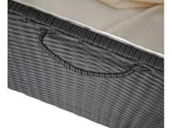 Kussenbox Van Polyrattan Mcw-D88 Iii, Premium Zwart, 63X135X52Cm 320L-Vente-unique New