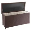 Kussenbox Van Polyrattan Mcw-D88 Iii, Premium Bruin, 63X135X52Cm 320L-Vente-unique Clearance