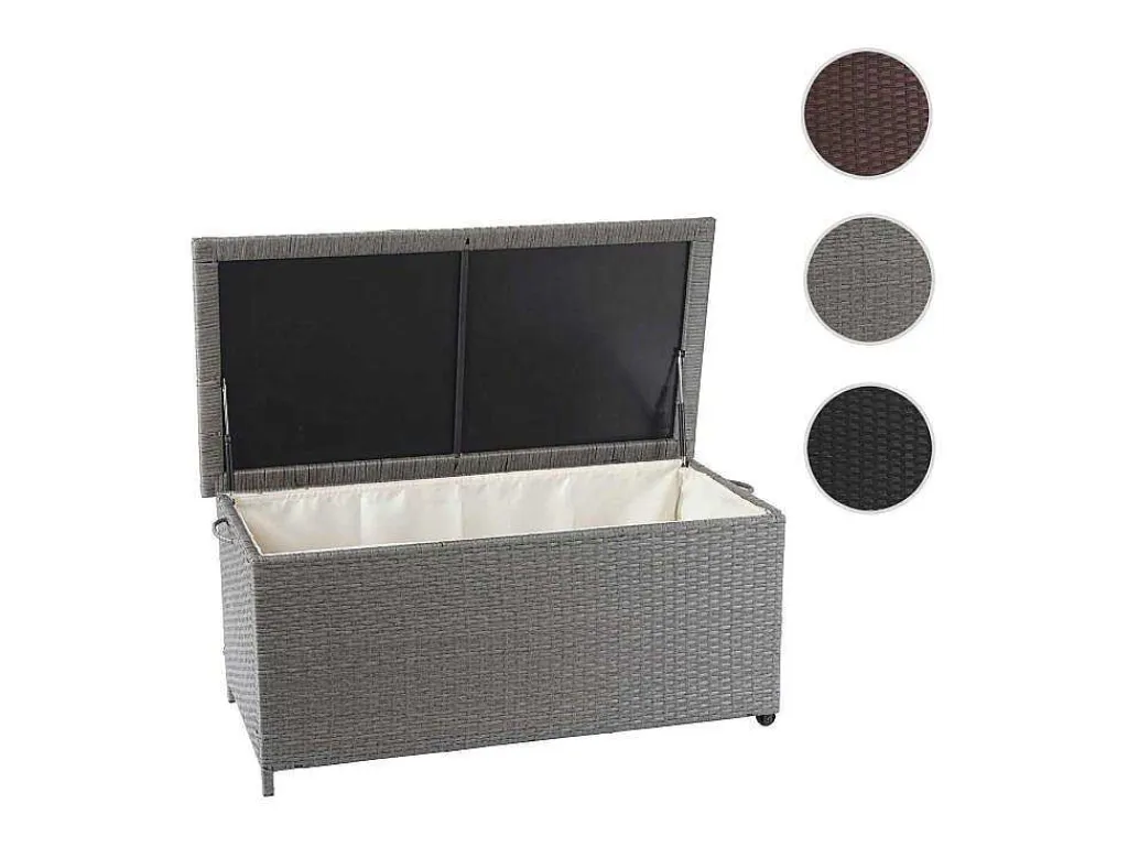 Kussenbox Van Polyrattan Mcw-D88 Iii, Premium Grijs, 51X115X59Cm 250L-Vente-unique New