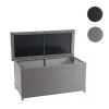 Kussenbox Van Polyrattan Mcw-D88 Iii, Basic Grijs, 63X135X52Cm 320L-Vente-unique Sale