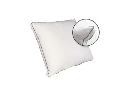 Kussengevoelig Hoofdkussen In Perkaal Katoen - 91 Draden/Cm - 50 X 70 Cm - 700 Gr - Wit - Auxence-Palacio Sale