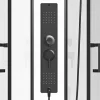 Kwartcirkelvormige Douchecabine Met Massagestralen L90 X B90 X H215 Cm Solena-Shower & Design