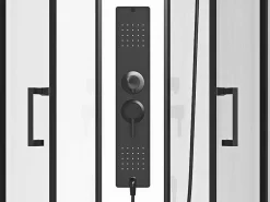 Kwartcirkelvormige Douchecabine Met Massagestralen L90 X B90 X H215 Cm Solena-Shower & Design