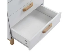 Ladekast - 4 Laden - In Grenen En Mdf - Wit-ModernLuxe Clearance