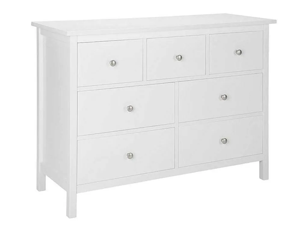 Ladekast Albane - 7 Laden - Wit Grenen-Vente-unique Discount