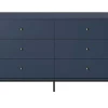 Ladekast Bogdan - 6 Laden - Blauw-Vente-unique Online