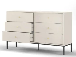 Ladekast Met 6 Laden - Beige - Bogdan-Vente-unique Sale