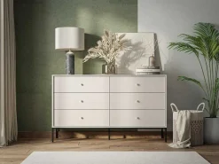 Ladekast Met 6 Laden - Beige - Bogdan-Vente-unique Sale