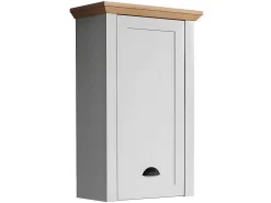 Landside Badkamerkast Wandophanging, 1 Deur, Grijs.-Vente-unique Sale