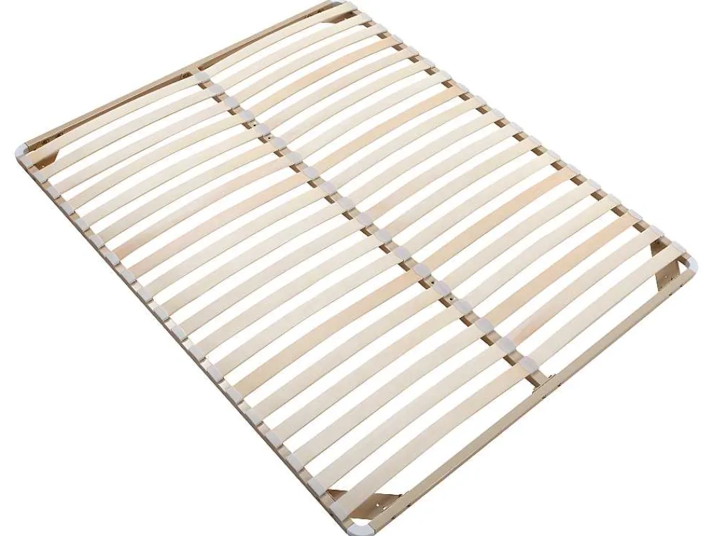 Lattenbodem - Te Monteren 160 X 200 Cm - 2 X 19 Latten - Zonder Poten - Beige-Ysmée New