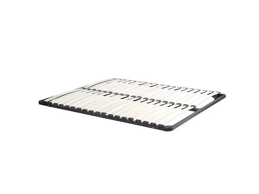 Lattenbodem - Te Monteren 140 X 190 Cm - 2 X 19 Latten - Zonder Poten - Zwart-Ysmée Hot