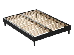Lattenbodem Michigan Van - Zwart - 140X190 Cm-DREAMEA New
