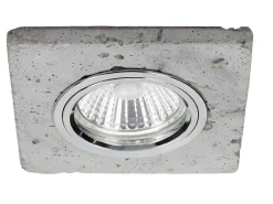 Ledsdream Plafondlamp, Cement, Chroom, 8,8X8,8X6 Cm,-EPIKASA Sale