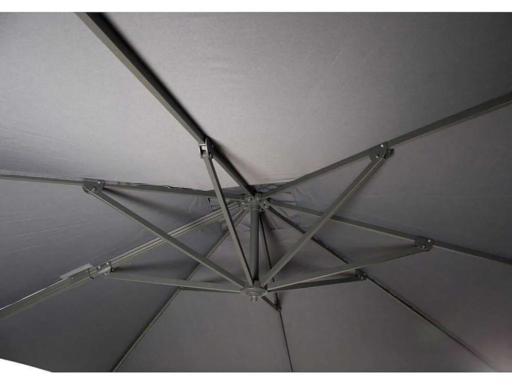 Leeds Parasol Grijszwart.-Vente-unique Hot
