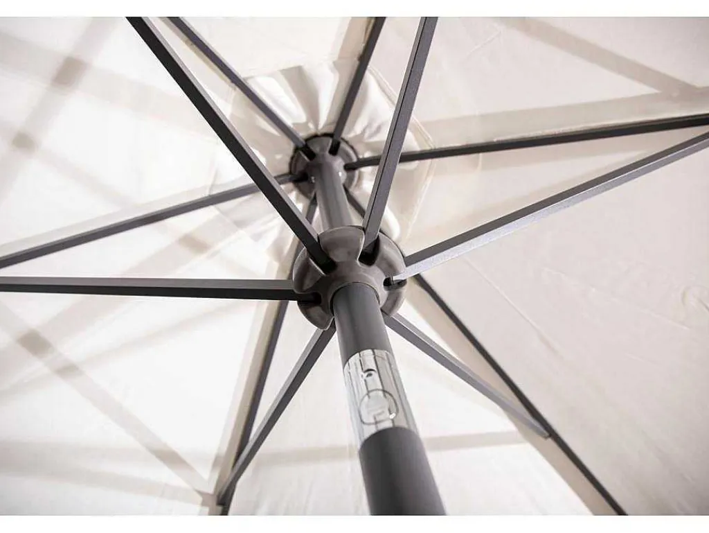 Leeds Parasol Witgrijs.-Vente-unique Hot