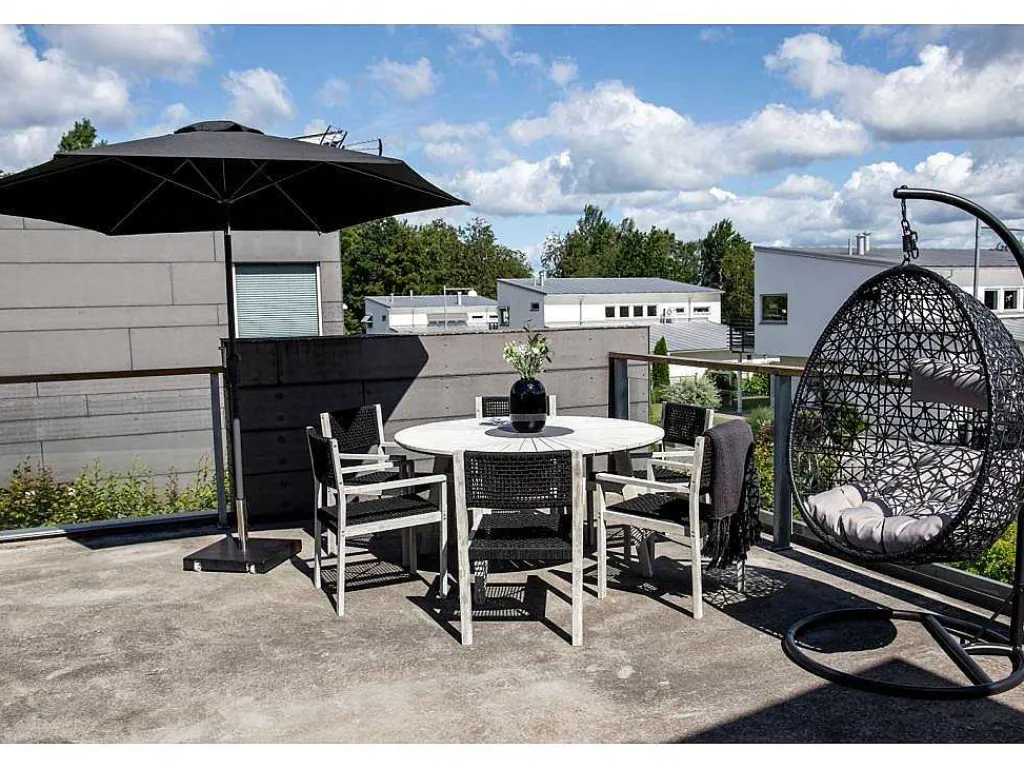 Leeds Parasol Zwartgrijs.-Vente-unique Sale