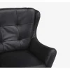 Leren Draaistoel Anaba - Zwart-LINEA SOFA Online