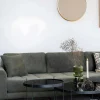 Lido Bank Bank Met Chaise Longue Rechts Gericht 4 Kussens Groen.-House Nordic Discount