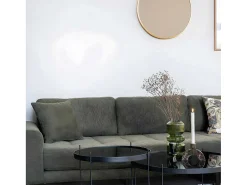 Lido Bank Bank Met Chaise Longue Rechts Gericht 4 Kussens Groen.-House Nordic Discount