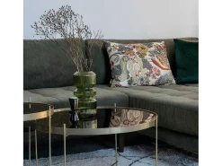 Lido Bank Bank Met Chaise Longue Rechts Gericht 4 Kussens Groen.-House Nordic Discount