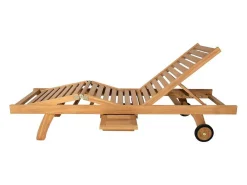 Ligstoel Met Meerdere Standen Byblos - Teak-MYLIA Clearance