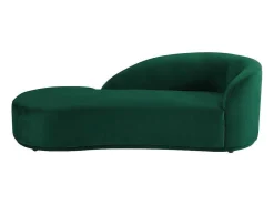 Linkse Chaise Longue Met Bekleding In Groen Fluweel Lonigo Van-PASCAL MORABITO