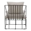 Livonia Fauteuil Beige.-Vente-unique Hot