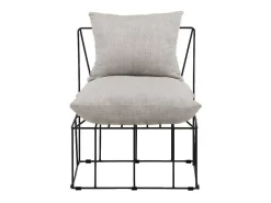 Livonia Fauteuil Beige.-Vente-unique Hot