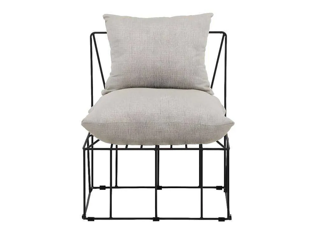 Livonia Fauteuil Beige.-Vente-unique Hot