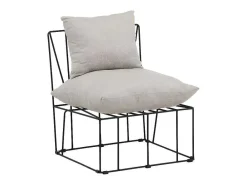 Livonia Fauteuil Beige.-Vente-unique Hot