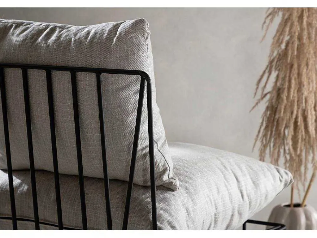 Livonia Fauteuil Beige.-Vente-unique Hot