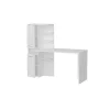 Lotus Bureau, Wit, 150X60X135 Cm,-EPIKASA Sale