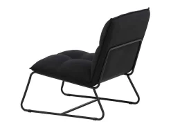 Madison Fauteuil Zwart.-Vente-unique Best