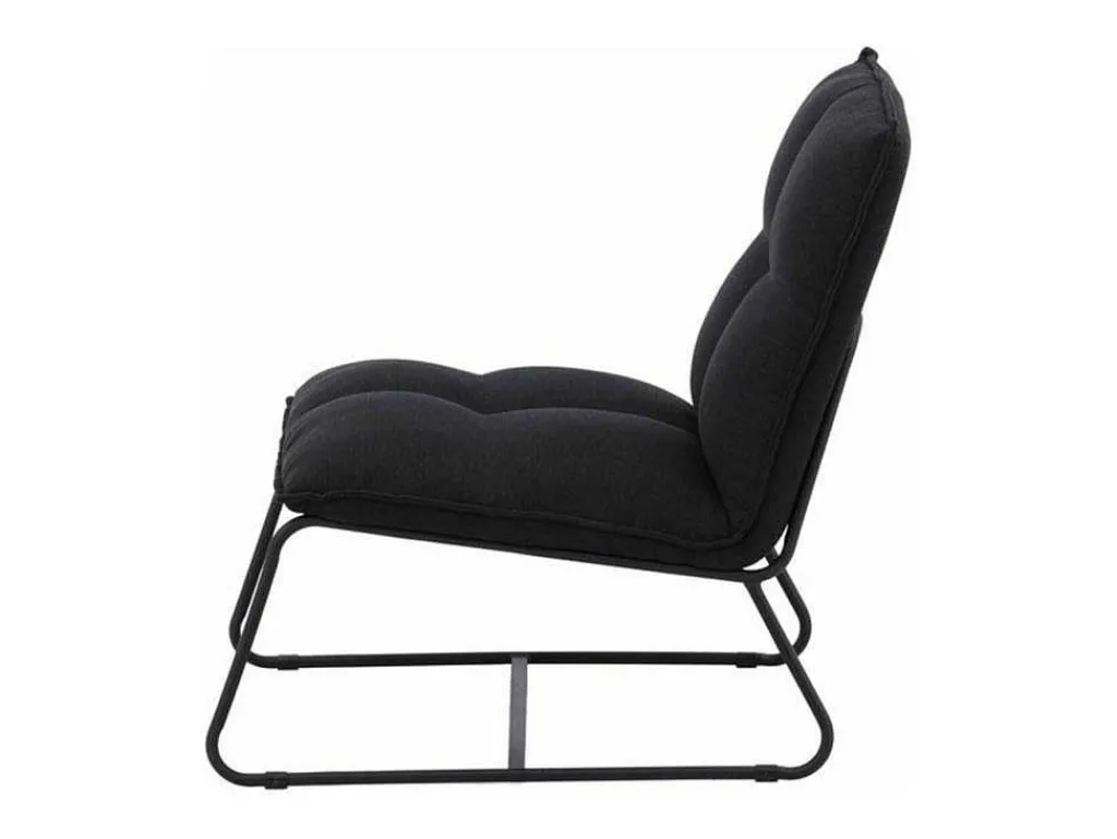 Madison Fauteuil Zwart.-Vente-unique Best